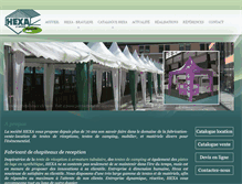 Tablet Screenshot of hexa.fr